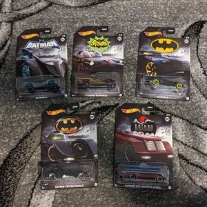 Batman Hot wheels complete set 1-5 new